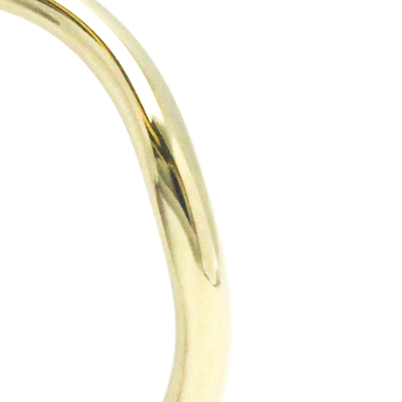 TIFFANY Curved Band Ring Yellow Gold [18K] Fashion No Stone Band Ring Gold - Picture 2 of 9